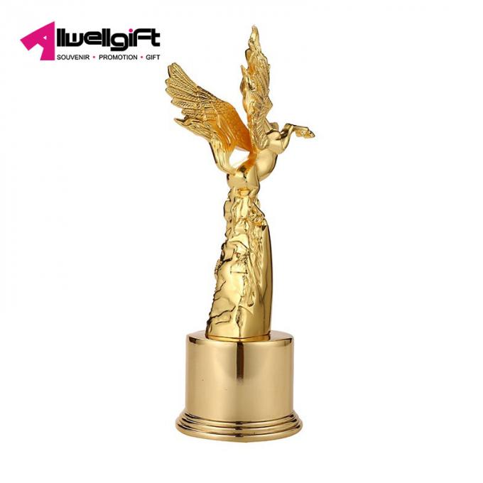 Trophäenverzierungen des Verkaufs 3d Pegasus der hohen Qualität personifizieren heiße Metallkundenspezifisches Metalltrophäenpreise Pferdeform-Metallunternehmensgeschenk