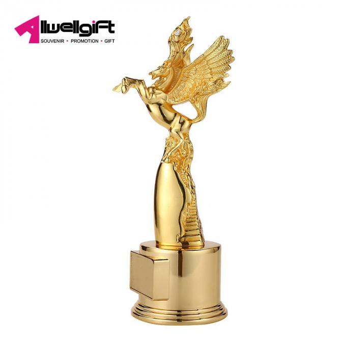 Trophäenverzierungen des Verkaufs 3d Pegasus der hohen Qualität personifizieren heiße Metallkundenspezifisches Metalltrophäenpreise Pferdeform-Metallunternehmensgeschenk