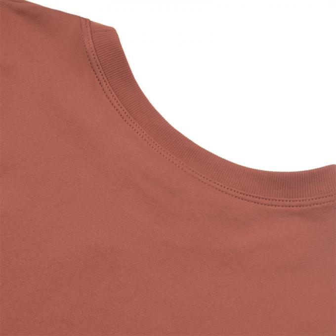 O-Hals-Blumen-Stickerei-Pullover-T-Shirt Frauen lösen verursachenden rosa kurzen Ärmel abzweigt neue Baumwollspitze des Sommer-2021