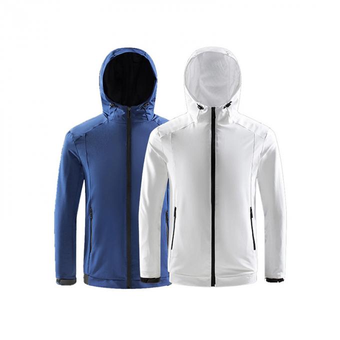 Neue Windjacke-imprägniern schnelle trockene Kleidungs-Mann-Frauen windundurchlässigen mit Kapuze Sport-im Freien Jacken-leichten wandernden Mantel