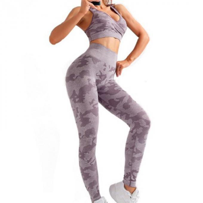 Yoga-Satz-Frauen-langärmlige Eignungs-Yoga-Gamaschen-fester laufender Sportkleidungs-Satz-Trainingsnazug
