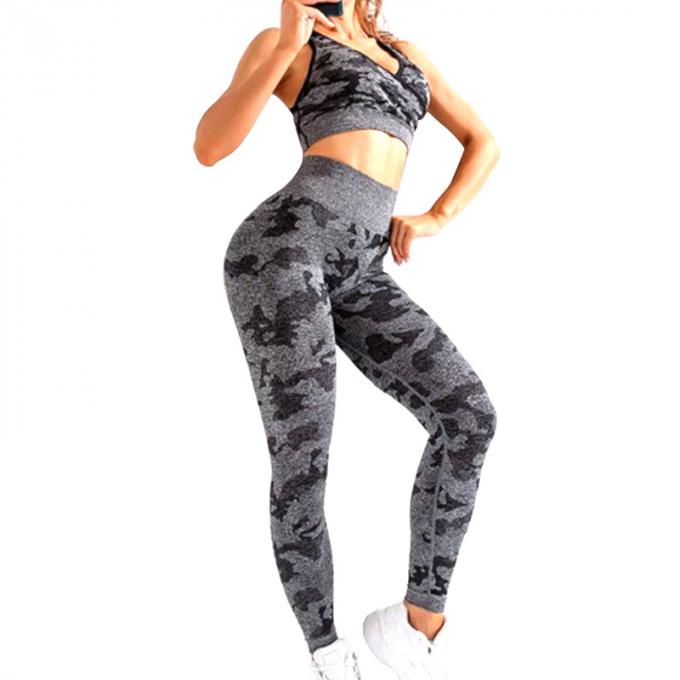 Yoga-Satz-Frauen-langärmlige Eignungs-Yoga-Gamaschen-fester laufender Sportkleidungs-Satz-Trainingsnazug