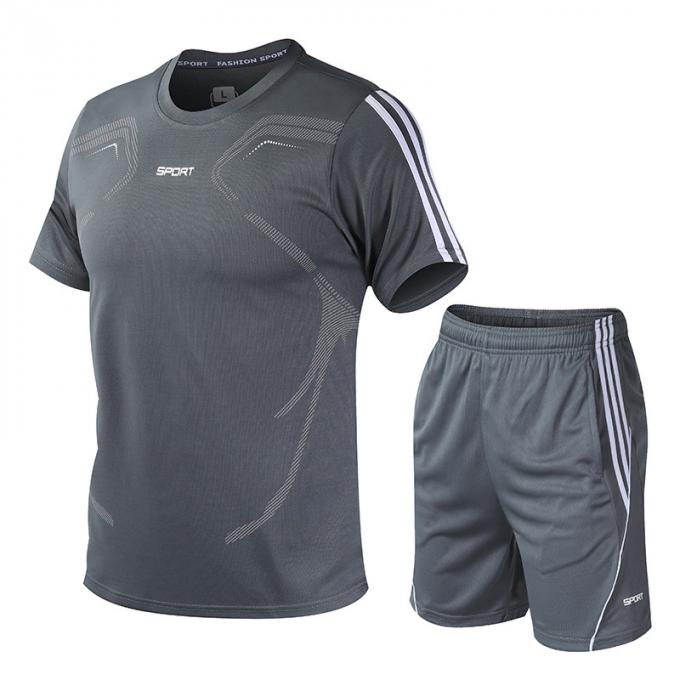 Jugendfußballfußball trägt Kleid-TURNHALLEN-Klagenkurzen ärmel kundenspezifisches 5XL plus Größe T-Shirt zur Schau