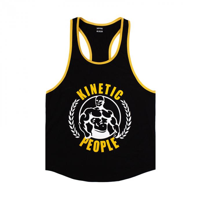Neuzugang-tun bodybuildendes Stringer Fitness Mens-Turnhallen Trägershirt-Muskel-Westen-Training gerade Turnhallen-Sportkleidungs-Unterhemd
