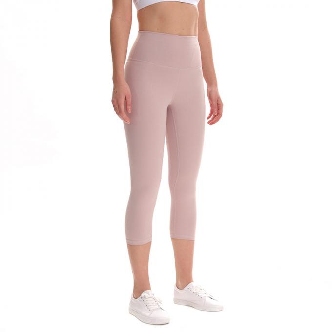 Kundenspezifische nahtlose Gamaschen-Hüften-Eignungs-Yoga-Gamaschen-Frauen-elastische geerntete Hosen-Sport-Hosen, die Ausbildungsstrumpfhosen plus Größe laufen lassen