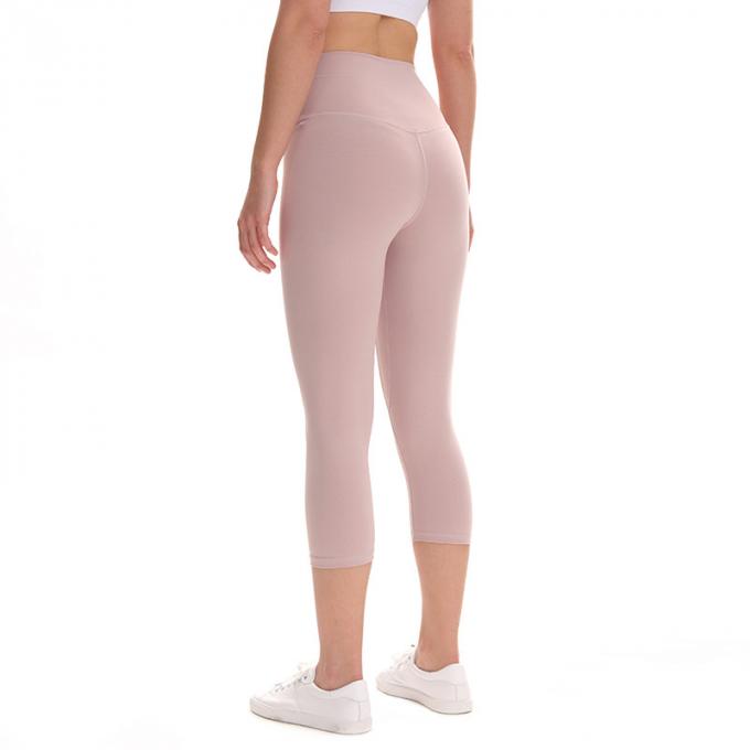 Kundenspezifische nahtlose Gamaschen-Hüften-Eignungs-Yoga-Gamaschen-Frauen-elastische geerntete Hosen-Sport-Hosen, die Ausbildungsstrumpfhosen plus Größe laufen lassen