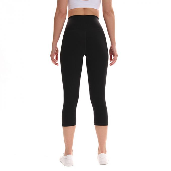 Kundenspezifische nahtlose Gamaschen-Hüften-Eignungs-Yoga-Gamaschen-Frauen-elastische geerntete Hosen-Sport-Hosen, die Ausbildungsstrumpfhosen plus Größe laufen lassen