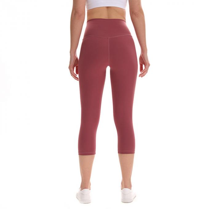 Kundenspezifische nahtlose Gamaschen-Hüften-Eignungs-Yoga-Gamaschen-Frauen-elastische geerntete Hosen-Sport-Hosen, die Ausbildungsstrumpfhosen plus Größe laufen lassen