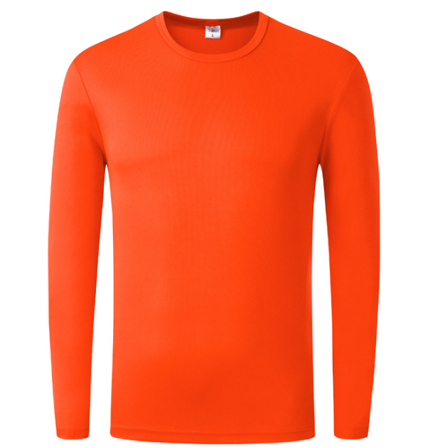 Kundenspezifisches Ärmelrundhalsausschnitt-Polyester DIY-Logos hochwertiges Mehrfarbent-shirt