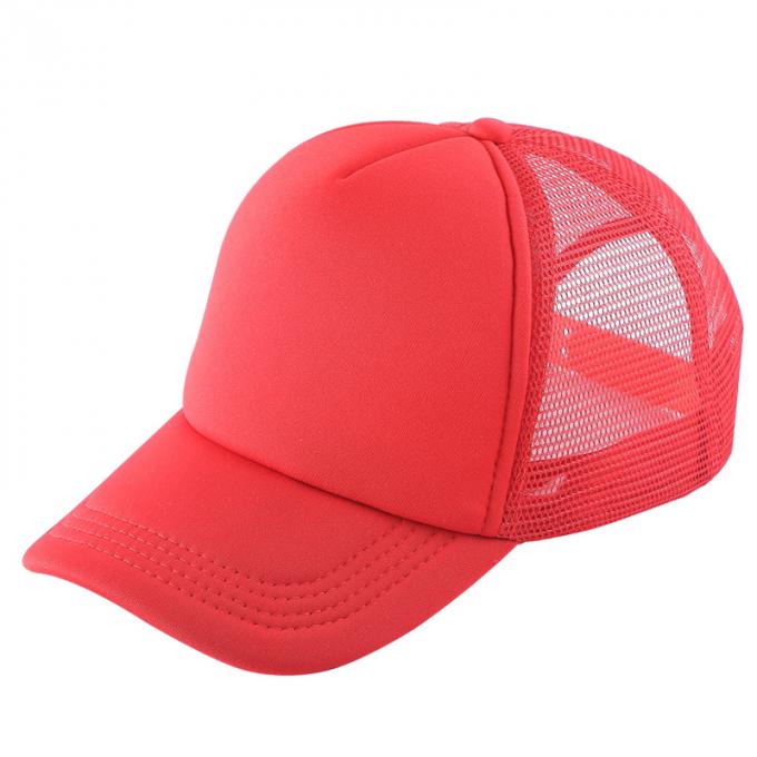 Hysteresenmaschenfernlastfahrerkappe Polyester-Baseballmütze der Platten DIY-Hutes 5 berechnete justierbare flach Fernlastfahrerkappenhut
