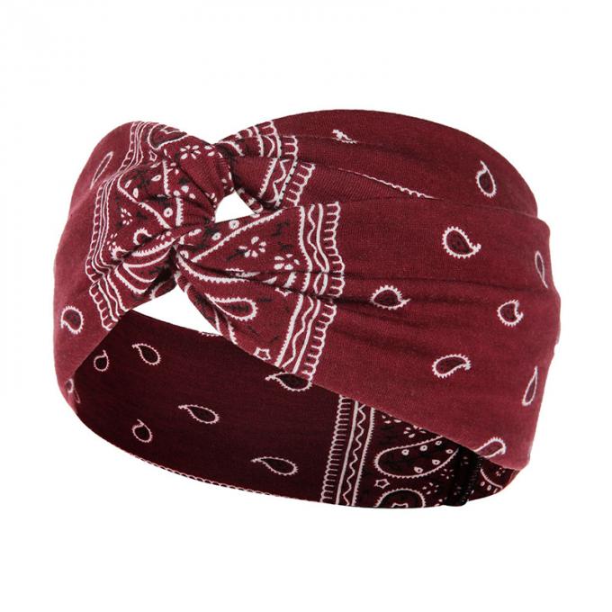 böhmische Artyogastirnbandsportkopftuchsportantischweisssportdesigner-Stirnbandgroßhandelsfrau