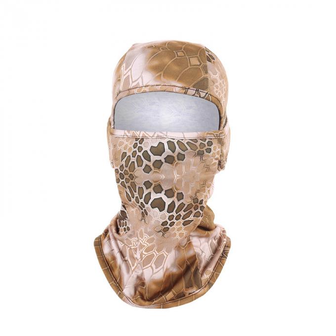 Kopfschutz-Schlangen-Tarnungs-Gesichtsmaske-Tarnungs-Jagd-Masken-elastisches Antistaub-Schalen-volles Gesichts-Mund-Schild-Radfahrensturzhelm der hohen Qualität