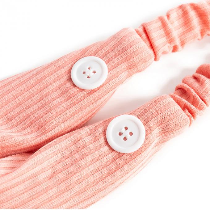 Eben Badekurort-Gesichtsstirnband-Terry Cloth Spa Headband Stretch-Tuch-waschbares Gesichtsband-Make-upverpackungs-Stirnband mit Knöpfen