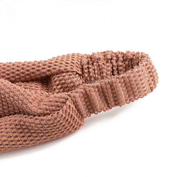 Kundenspezifisches elastisches Schweißband-Frauen-Trainings-Yoga-Sport-Stirnband Wideside-Satin-Stirnband schwitzte dehnbare athletische Stirnbänder
