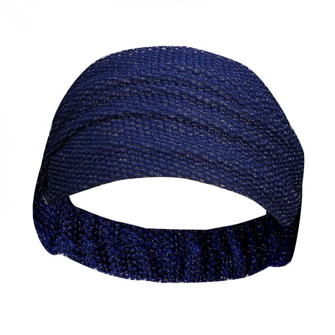 Kundenspezifisches elastisches Schweißband-Frauen-Trainings-Yoga-Sport-Stirnband Wideside-Satin-Stirnband schwitzte dehnbare athletische Stirnbänder