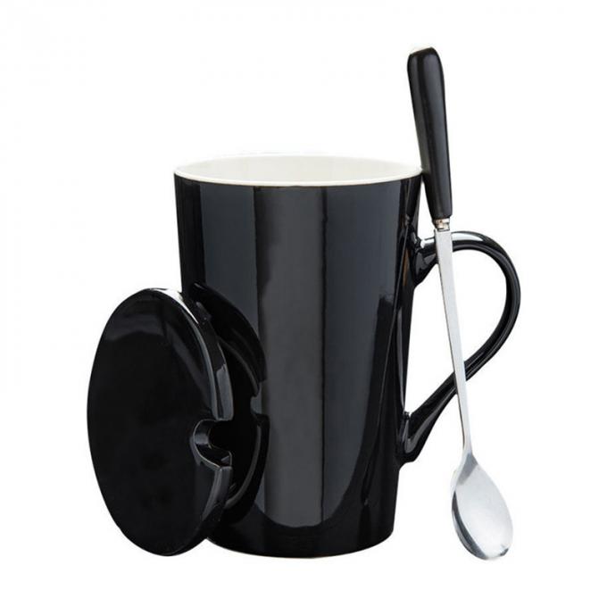 Gewohnheit der hohen Qualität druckte 12 Becherkaffee-Trommelschalen der Konstellation keramische mit mehrfarbigem Deckel und Löffel drinkware Lech