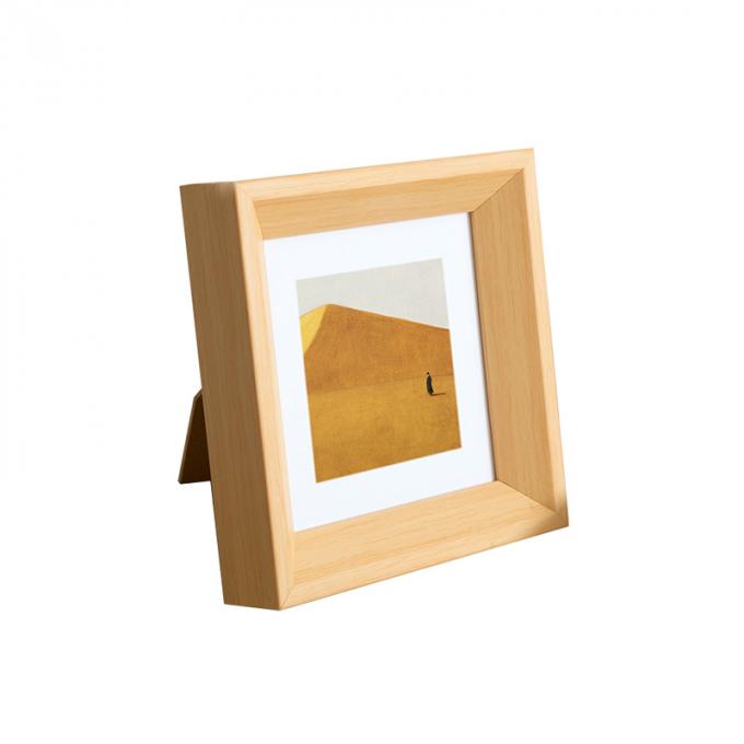 kundengebundener kreativer Entwurf personifizierter Bildfoto-Rahmengroßhandelssatz der quadratischen Wand hölzerner