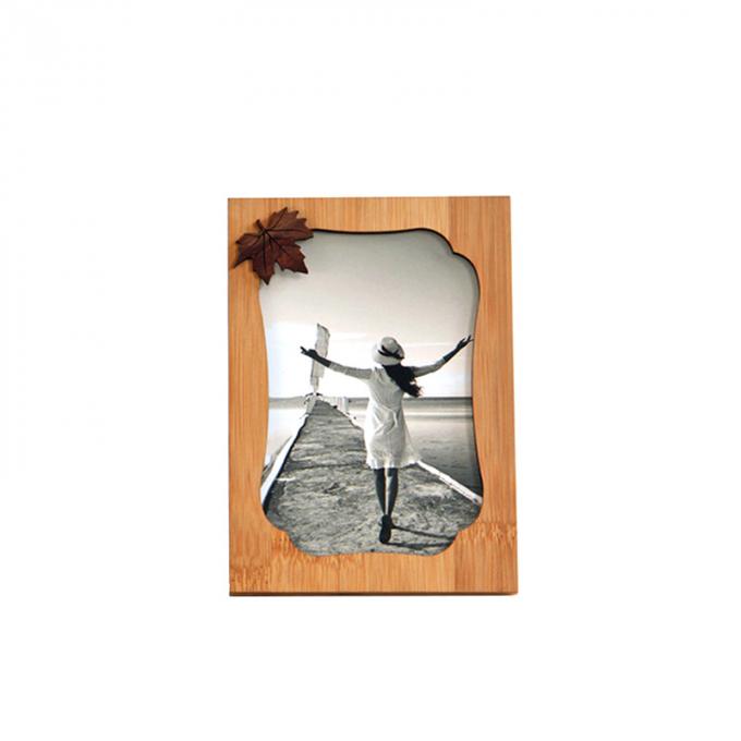 Großhandel-touristische Andenken-kundenspezifischer Logo Retro Wood Foto Picture-Rahmen