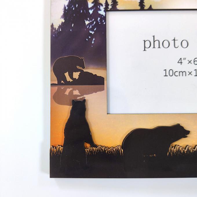 Wandbild-Fotorahmen des Hauptbilderrahmen-Sublimationsbabyrahmenfotos des dekors hölzernen hölzerne digitale hölzerne