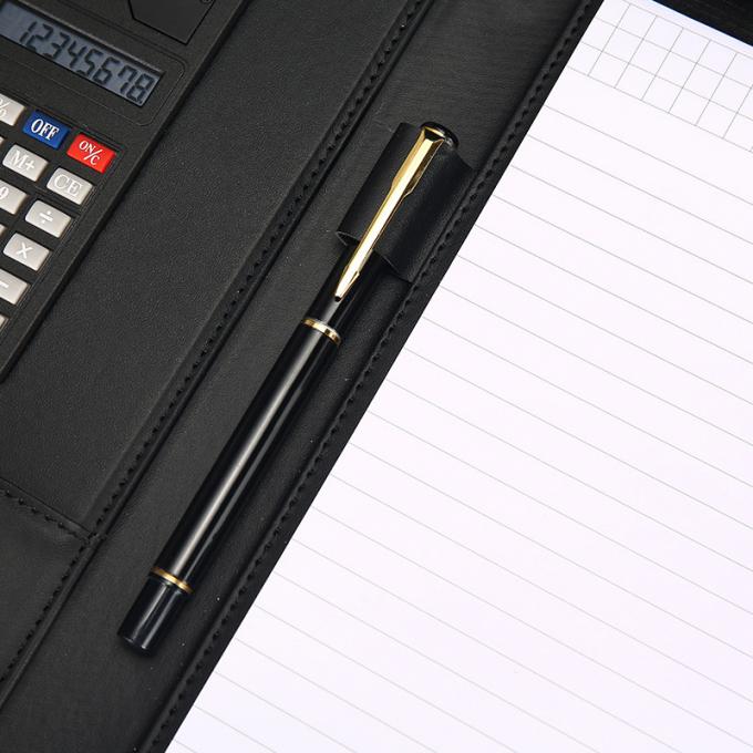 Geschäftsgeschenk A4 Konferenzdokumentenordner flie Organisatortaschenrechnerportfolio-Briefpapiernotizbuch