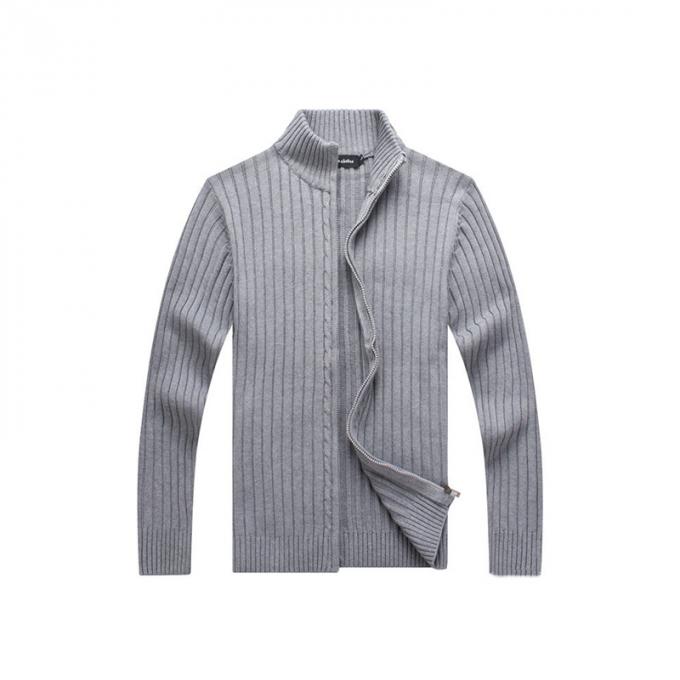 Die Kleidungs-Autumn Winter Zipper Sweater Cardigan-Mode-zufälligen der Männer der Fabrik-Großhandelsmänner die Strickjacken-Mantel