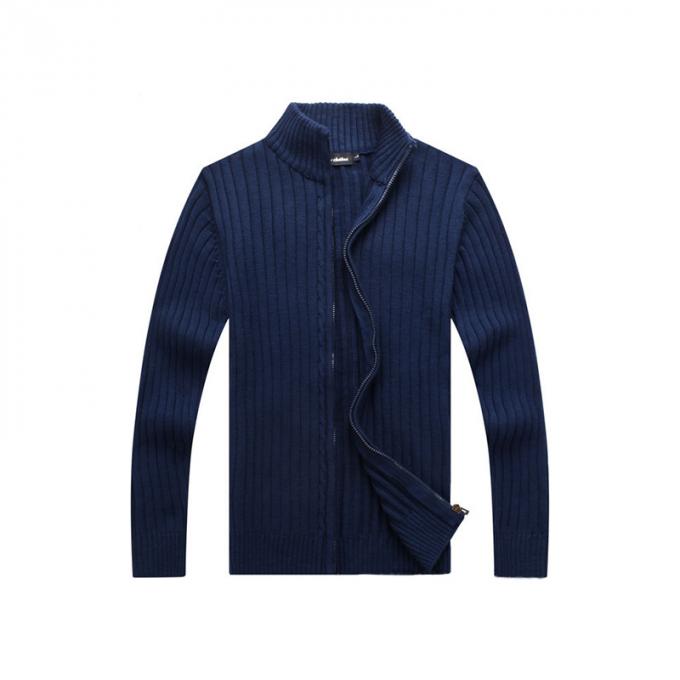 Die Kleidungs-Autumn Winter Zipper Sweater Cardigan-Mode-zufälligen der Männer der Fabrik-Großhandelsmänner die Strickjacken-Mantel