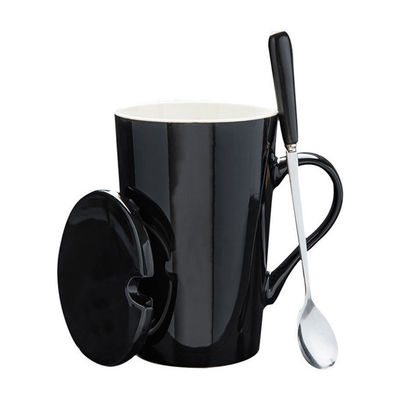 12 Constellation Custom Ceramic Mugs Coffee Tumbler Cups With Lid And Spoon