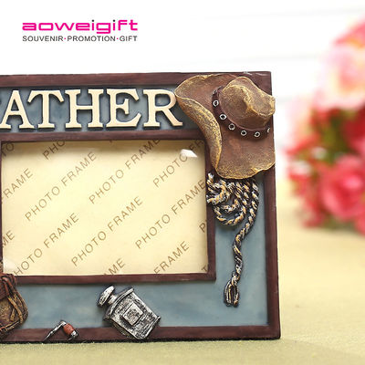 Sport Theme European Square Picture Frame Resin  Gift  Resin Golf Style Design Frame