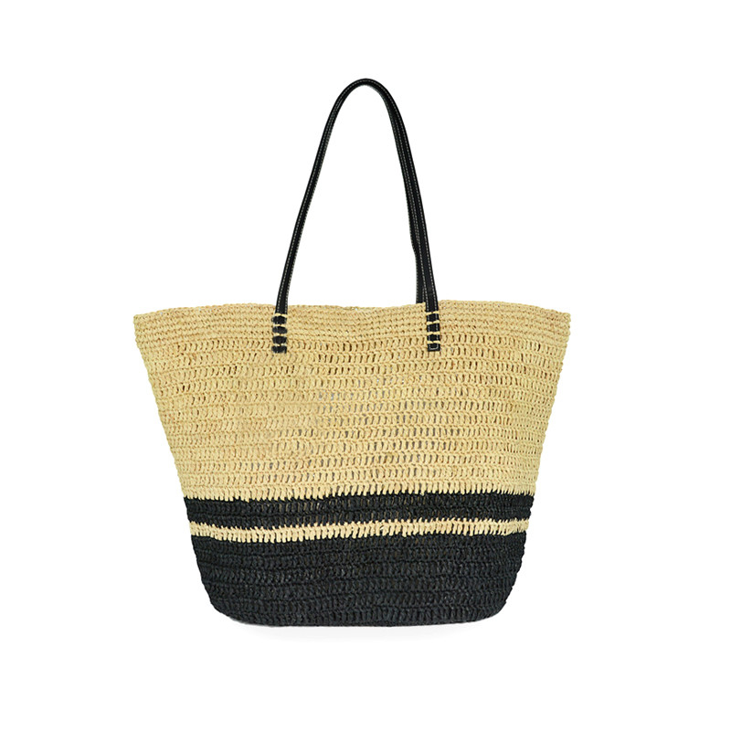European And American Grass Woven Holiday Beach Bag Lafite Portable