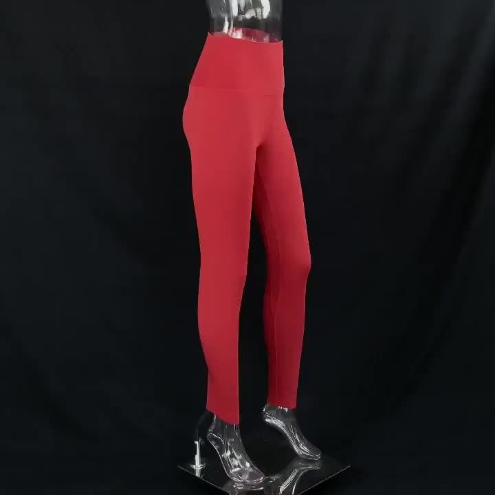 Colourful High Waisted Seamless Gym Leggings Snagging Resistance